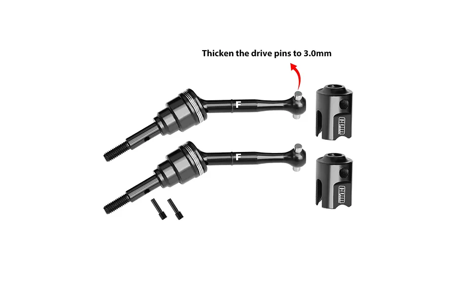 GPM Carbon Steel Front CVD Driveshafts 2Pcs image 139149