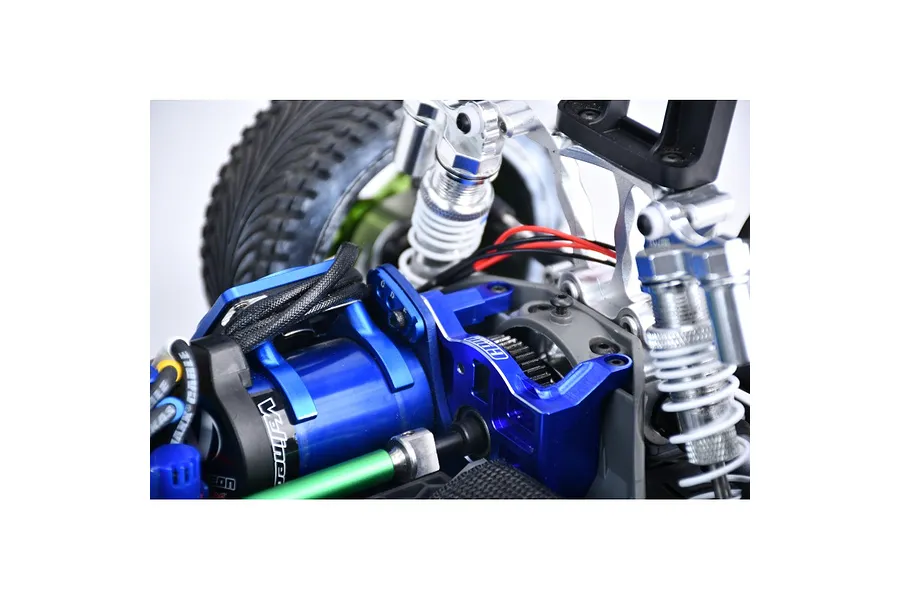 GPM Aluminium Motor Mount with Bearing - Blue image 5