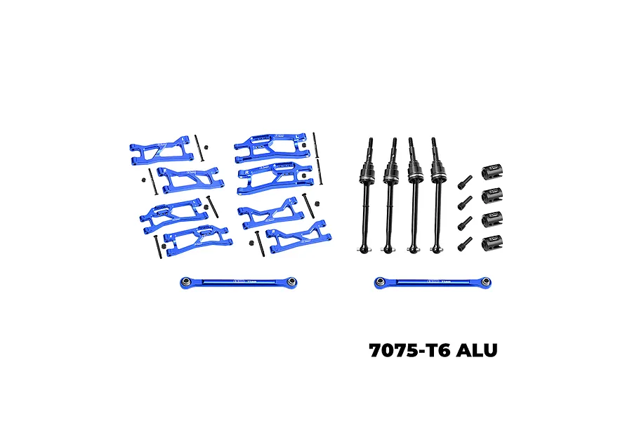 GPM Aluminium WIDEMAXX Suspension Kit - Blue image 139170