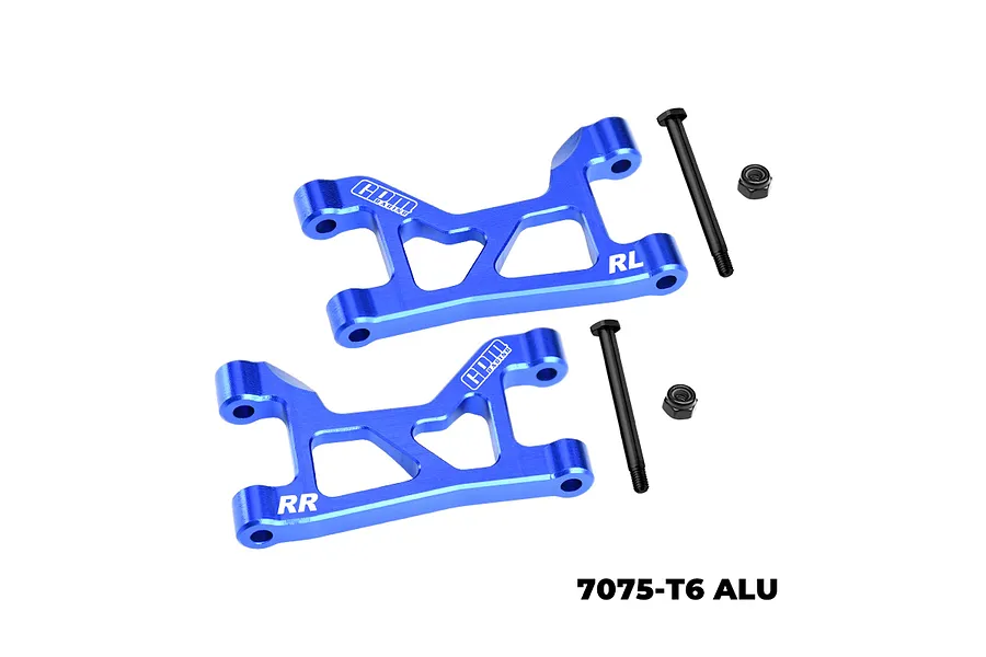 GPM Aluminium Rear Upper Suspension Arms 2Pcs - Blue image 139172