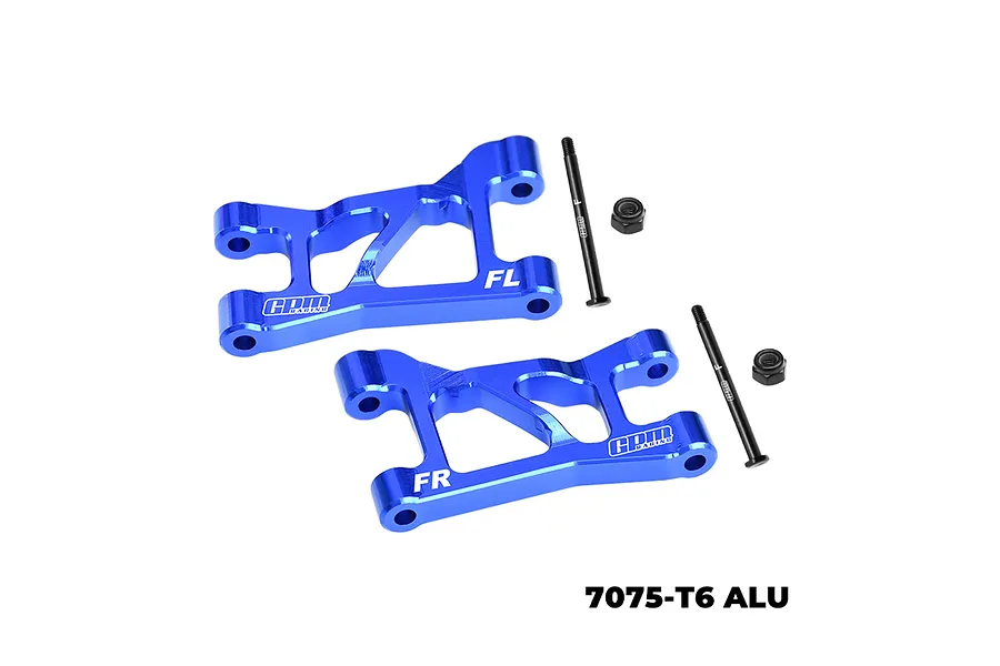 GPM Aluminium Front Upper Suspension Arms 2Pcs - Blue image 139173