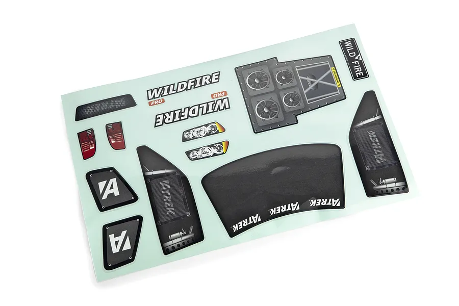 Atrek 1/10 Wildfire Pro Stadium Truck Unpainted Body Shell - Clear image 139178