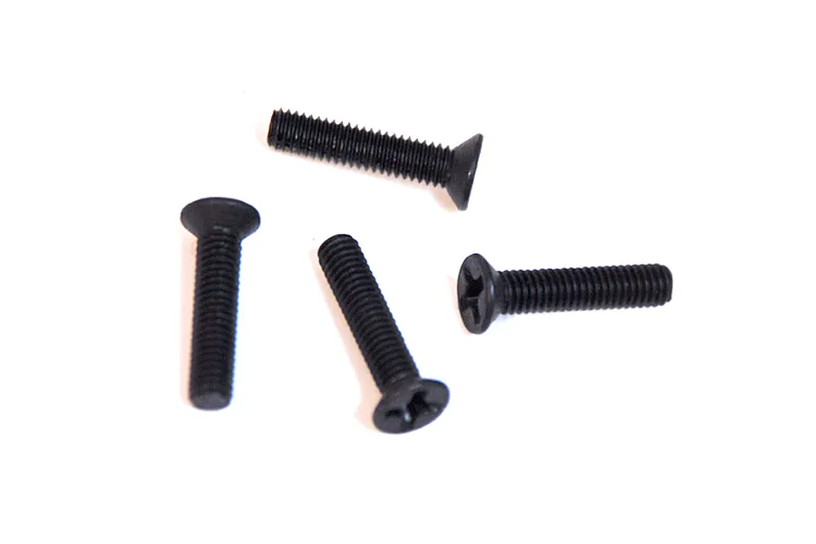 HSP 3x14mm Fine Thread Countersunk Head Screws 4Pcs image 13919