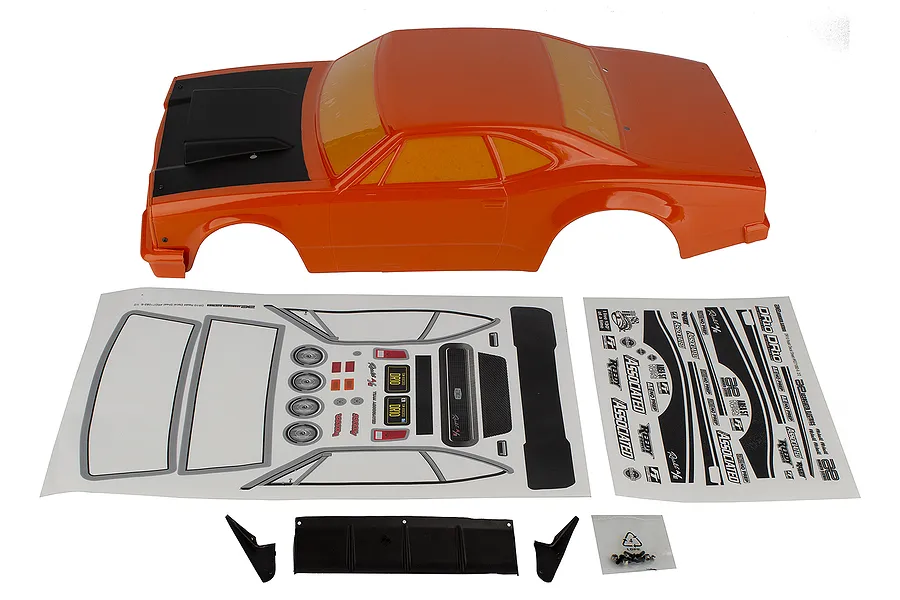 Team Associated 1/10 DR10 Reakt Drag Painted Body Shell - Orange image 139192