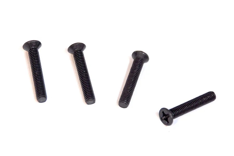 HSP 3x18mm Fine Thread Countersunk Head Screws 4Pcs image 13921