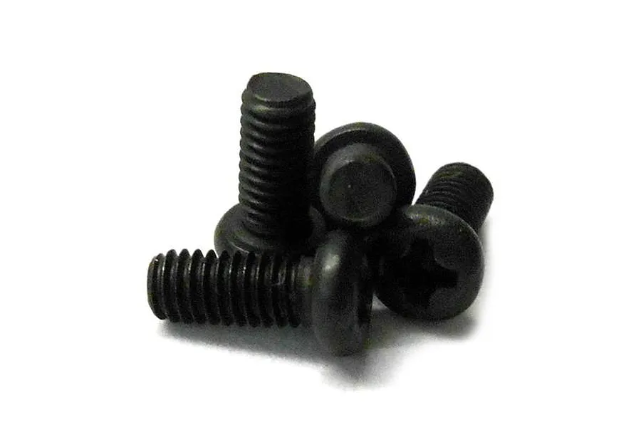 HSP 2.5x5mm Fine Thread Binder Head Screws 4Pcs image 13924