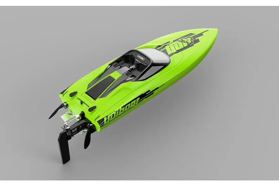 UDI Xiphactinus 17&amp;quot; RC Speed Boat Brushless Deep V RTR - Green image 139247