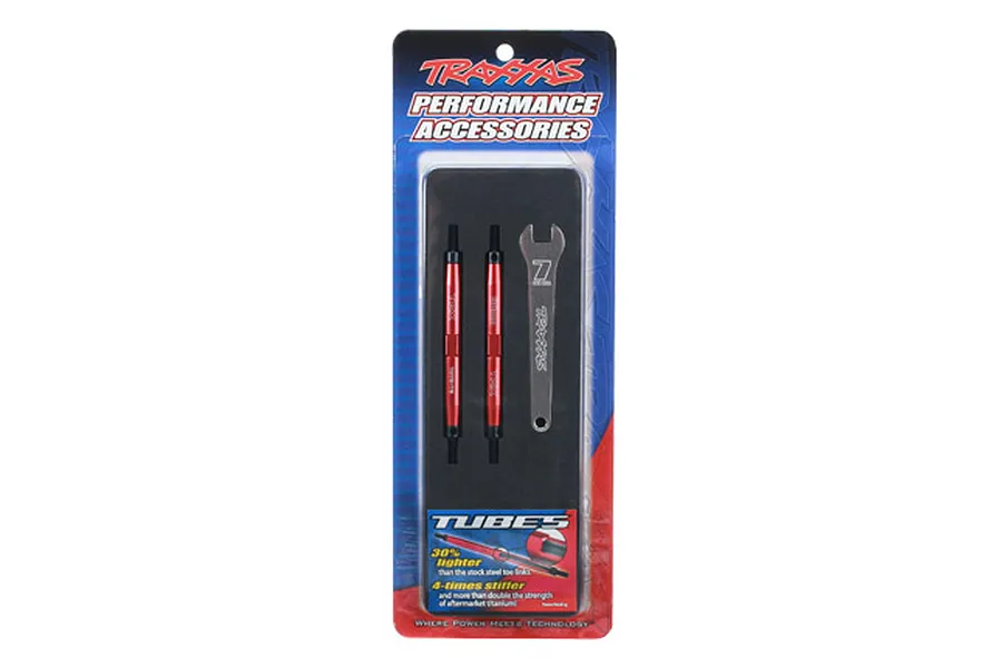 Traxxas Tubes Red Aluminium Turnbuckles 2Pcs image 13942