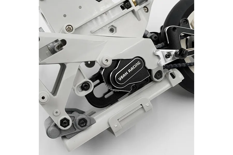 Yeah Racing Aluminium V2 Gearbox Housing - Black image 4