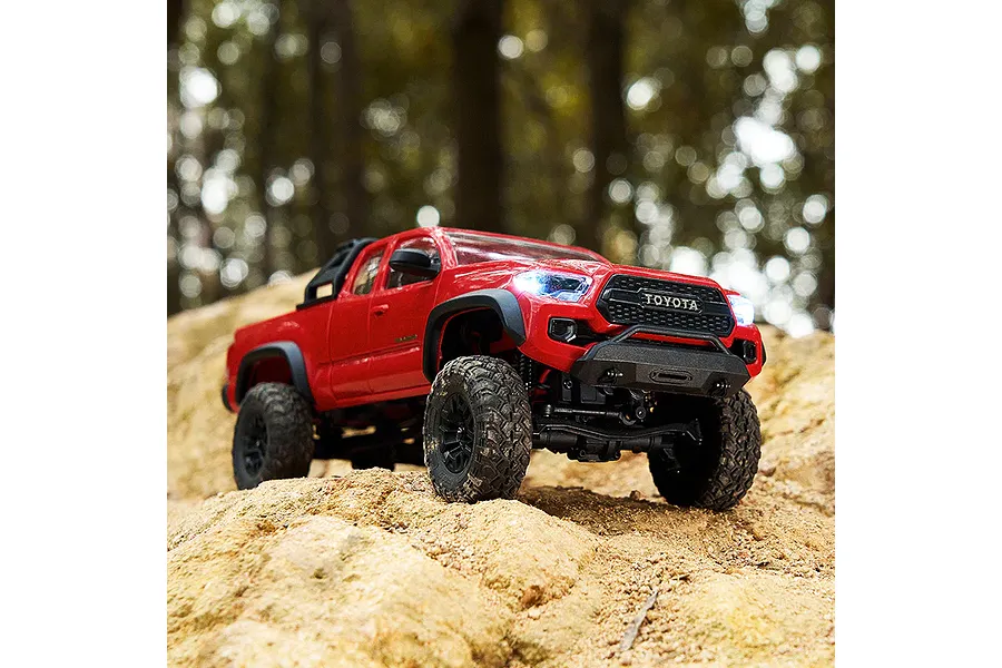 FMS FCX24M Toyota Tacoma RC Rock Crawler Electric 4WD 1/24 Scale RTR - Red image 139614