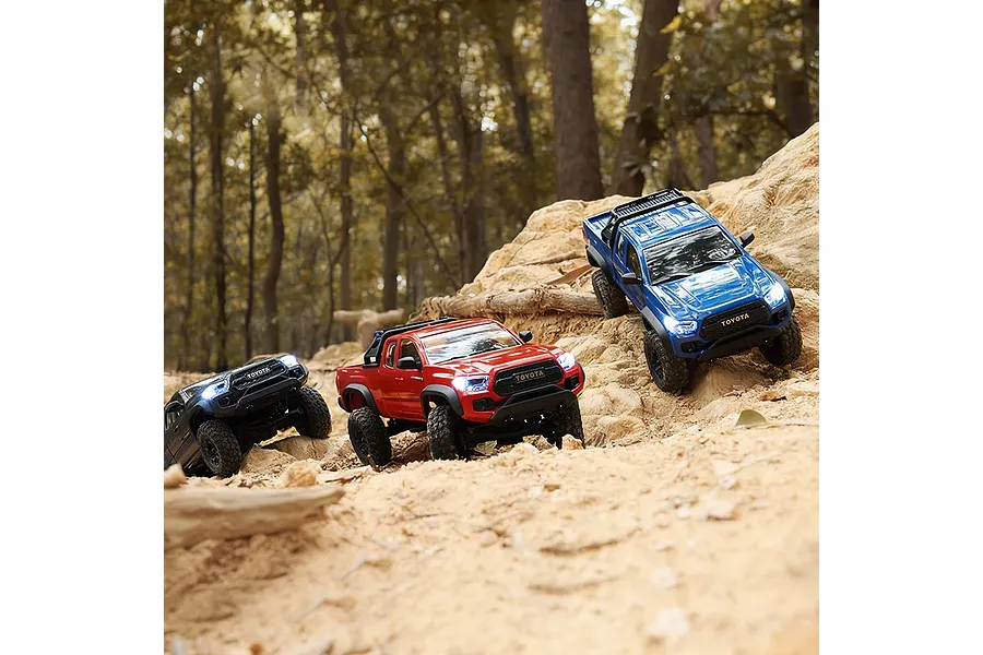FMS FCX24M Toyota Tacoma RC Rock Crawler Electric 4WD 1/24 Scale RTR - Red image 139622