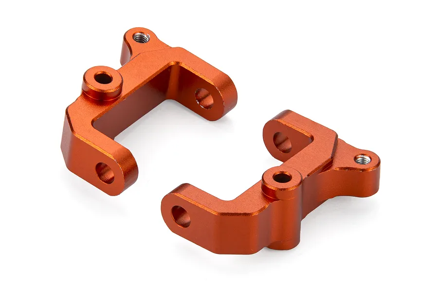 Atrek Aluminium Steering Hub Carriers (C-Hubs) 2Pcs - Orange image 139640