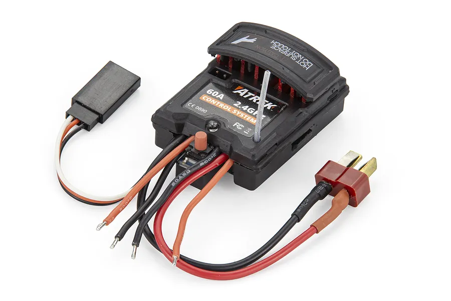 Atrek 60A Brushed ESC and 2.4GHz Receiver 2-in-1 Combo image 139646