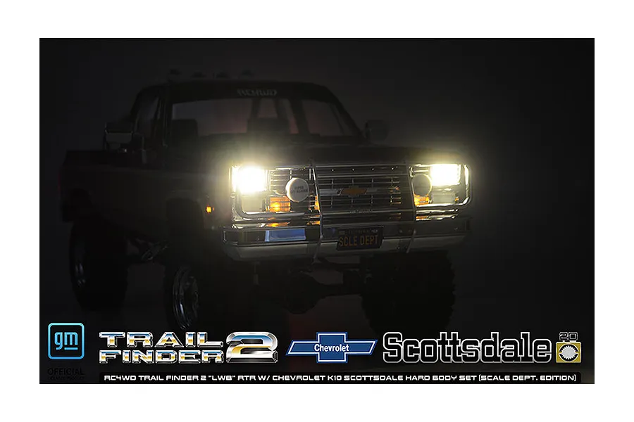 RC4WD Trail Finder 2 LWB Chevrolet K10 Scottsdale Hard Body RC Rock Crawler Electric 4WD 1/10 Scale RTR - Scale Dept. Edition image 139654
