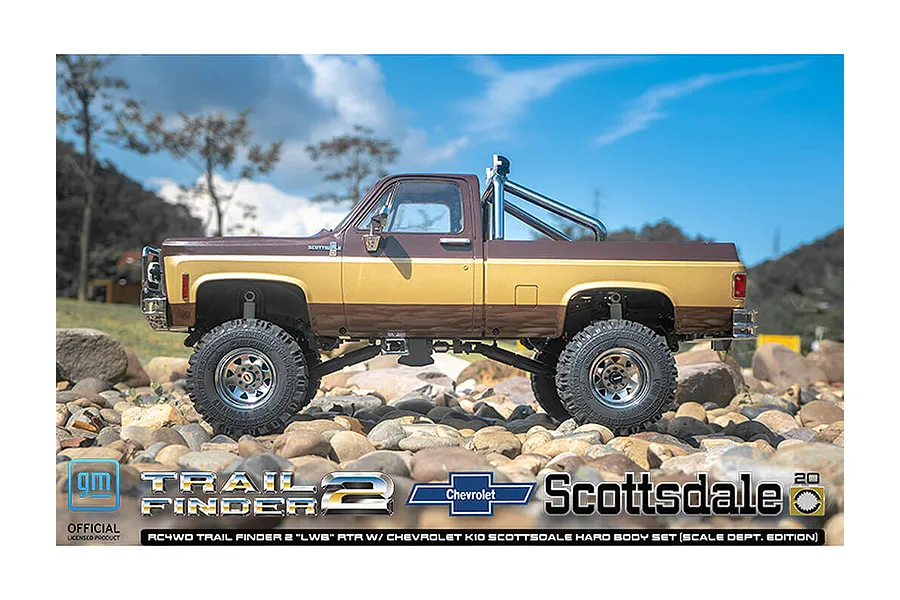 RC4WD Trail Finder 2 LWB Chevrolet K10 Scottsdale Hard Body RC Rock Crawler Electric 4WD 1/10 Scale RTR - Scale Dept. Edition image 139655