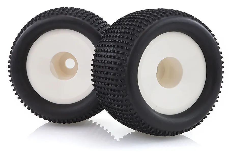 HSP 3.3&amp;quot; Off Road Tyres on White Rims - Wheels 2Pcs image 13974