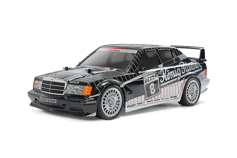 Tamiya TT-02 1991 Mercedes-Benz 190 E 2.5-16 EVO II RC Car Electric 4WD 1/10 Scale Kit - Black image 139832