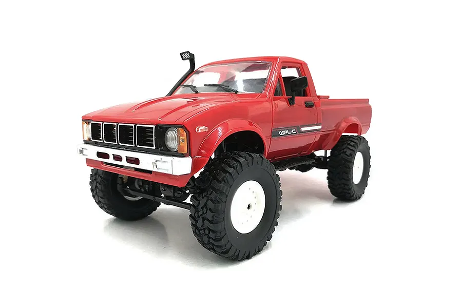WPL C24 RC Rock Crawler Electric 4WD 1/16 Scale RTR - Red image 139981