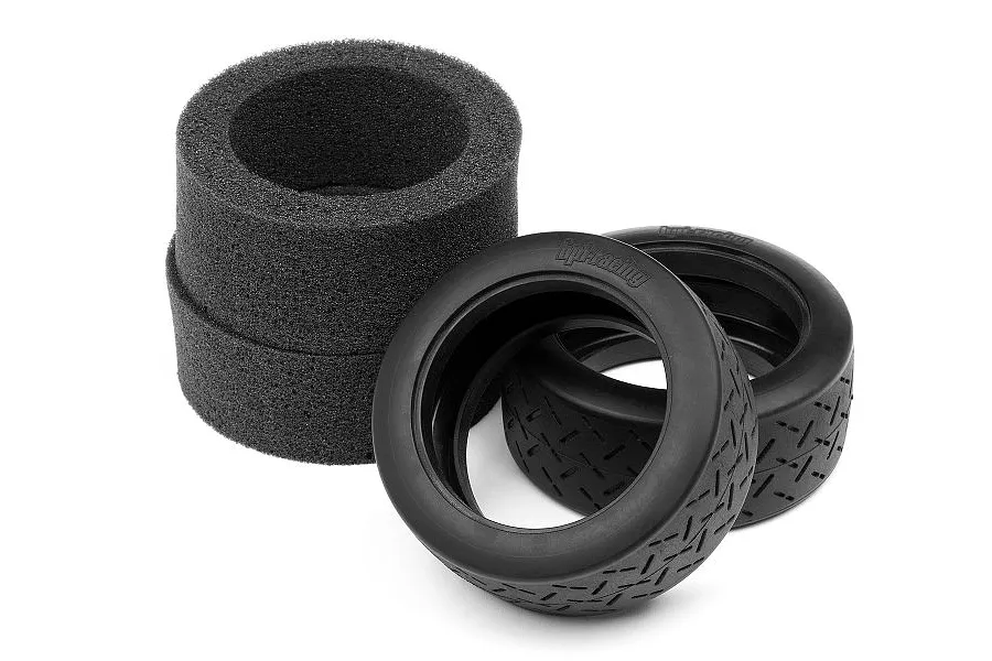 HPI 2.2&amp;quot; WR8 Tarmac D Compound Tyres w/ Foam Inserts 2Pcs image 14002