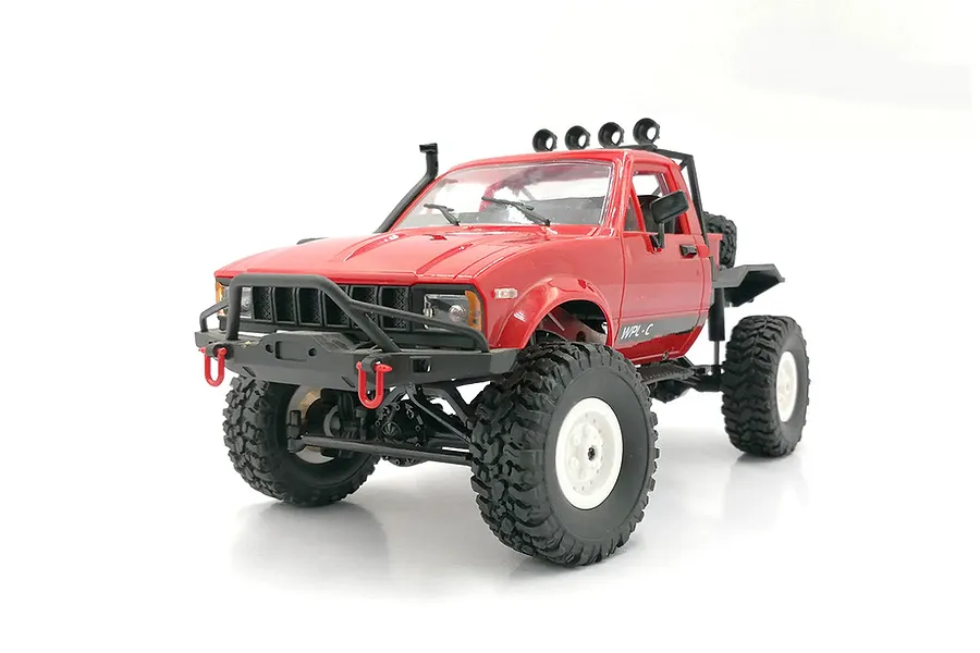 WPL C14 RC Rock Crawler Electric 4WD 1/16 Scale RTR - Red image 140026