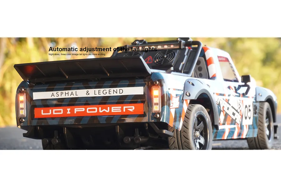 UDI RC Radical RC Drift Truck Electric Brushless 4WD 1/10 Scale RTR image 140123