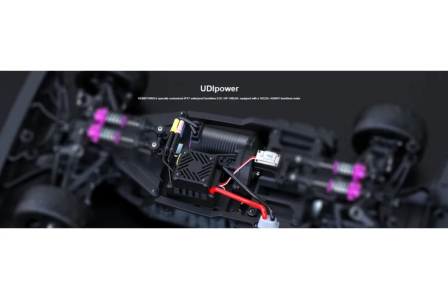 UDI RC Radical RC Drift Truck Electric Brushless 4WD 1/10 Scale RTR image 140125