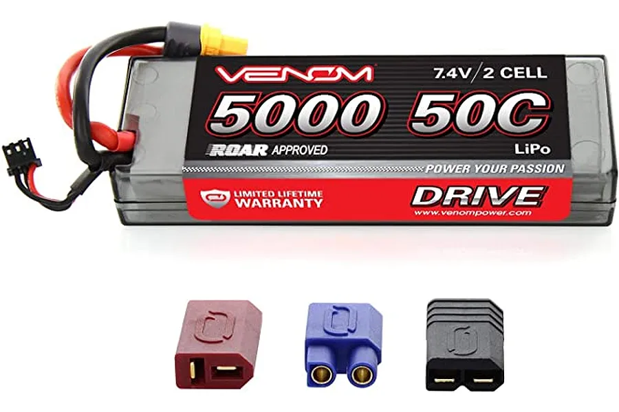 Venom 7.4V 5000mAh 50C 2S Hard Case LiPo Battery image 140141