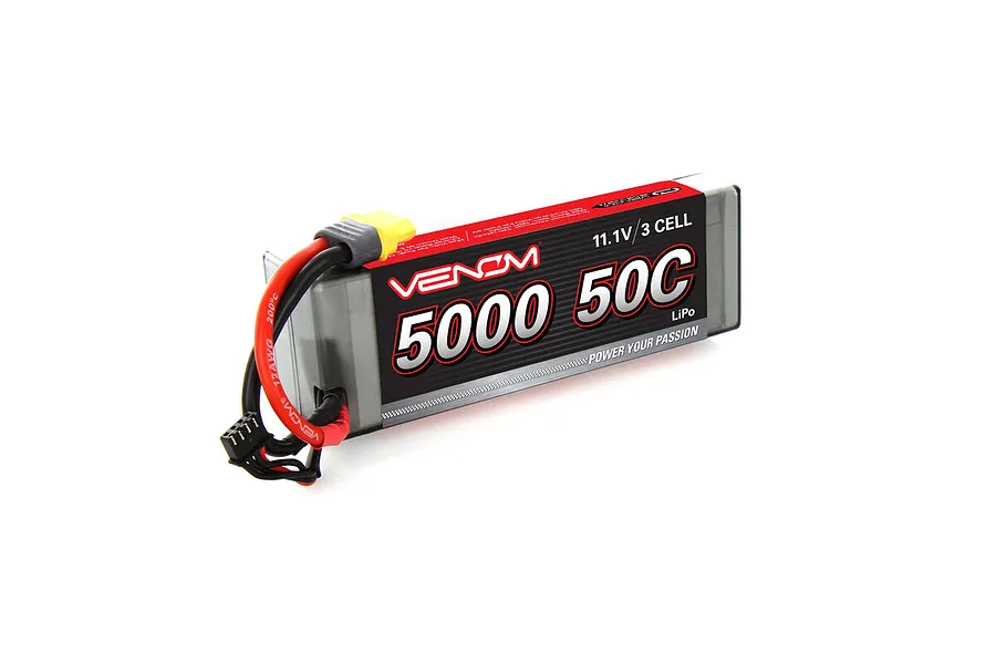 Venom 11.1V 5000mAh 50C 3S Hard Case LiPo Battery image 140143
