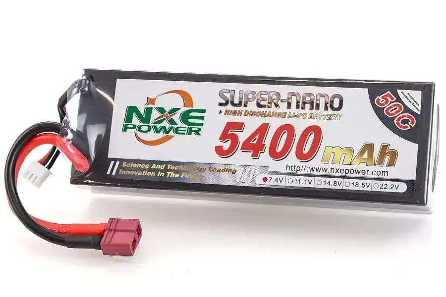 NXE 7.4v 5400mAh 50C Hard Case LiPo Battery image 140260