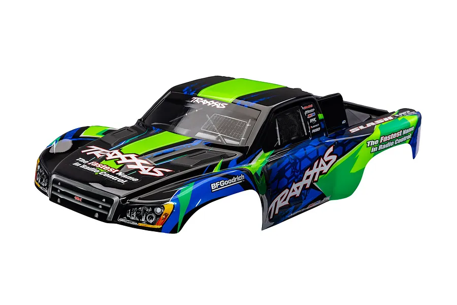 Traxxas 1/10 Slash VXL Painted Clipless Body Shell - Green/Blue image 140339