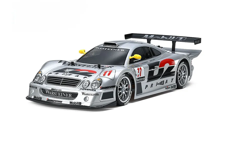 Tamiya TT-01E 1997 Mercedes-Benz CLK-GTR RC Touring Car Electric 4WD 1/10 Scale Kit (no ESC) image 140407