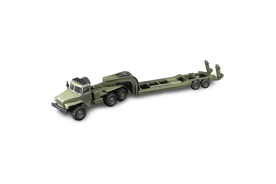 WPL B36-3 Transporter with Trailer RC Truck Electric 6WD 1/16 Scale RTR - Green image 140458