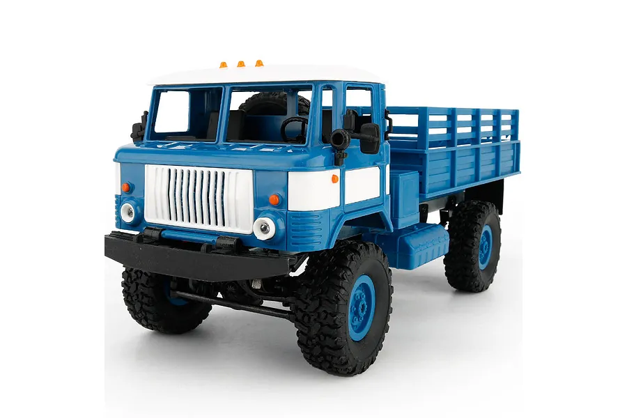 WPL B24 RC Military Truck Electric 4WD 1/16 Scale RTR - Blue image 140460