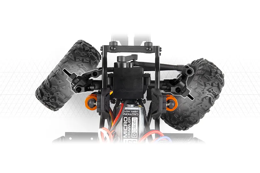 HPI Venture18 Flux-T 1985 Toyota Hilux SR5 RC Rock Crawler Electric Brushless 4WD 1/18 Scale RTR - Blue image 140529
