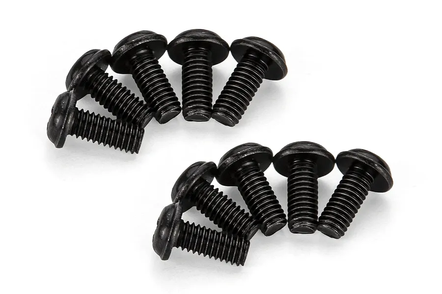 Atrek 2.5x5mm Fine Thread Button Head Screws 10Pcs image 140531