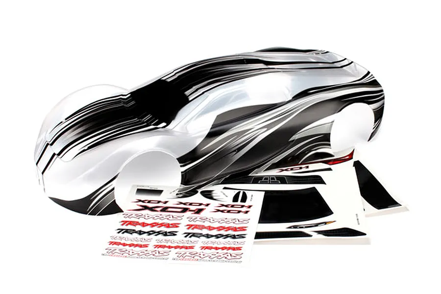 Traxxas XO-1 ProGraphix Unpainted Body Shell w/ Wing image 14055