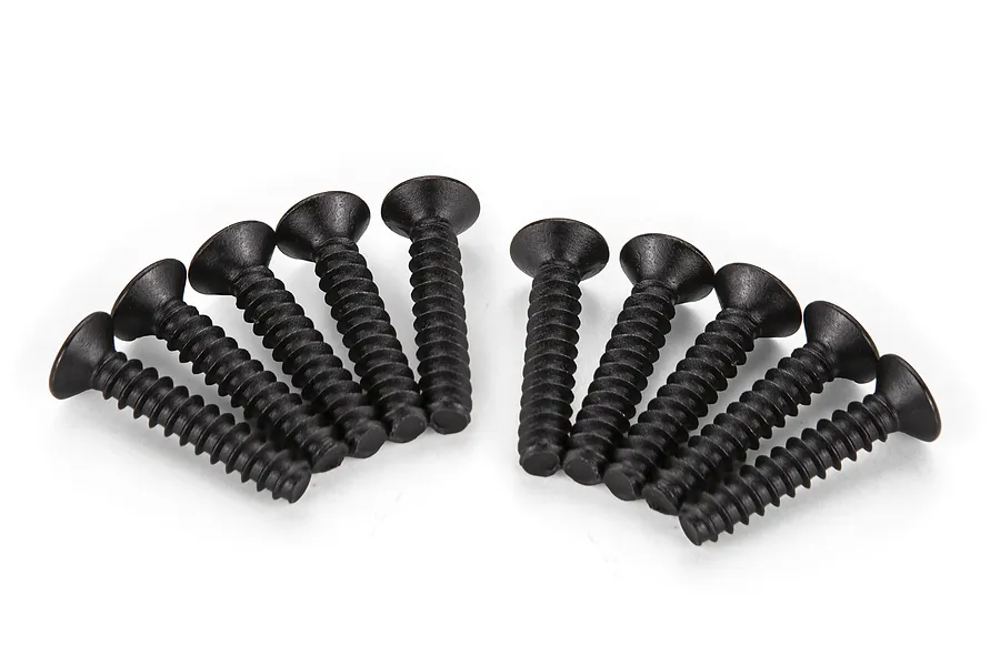 Atrek 3x14mm Coarse Thread Countersunk Head Screws 10Pcs image 140542