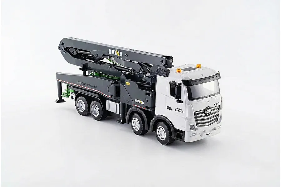 HuiNa 1381 RC Concrete Pump Truck Electric 2WD 1/18 Scale RTR - Grey image 140565