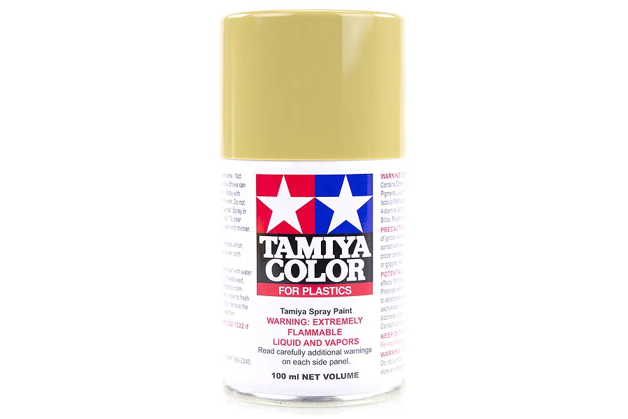 Tamiya TS-3 Dark Yellow Lacquer Spray Paint 100ml image 14064