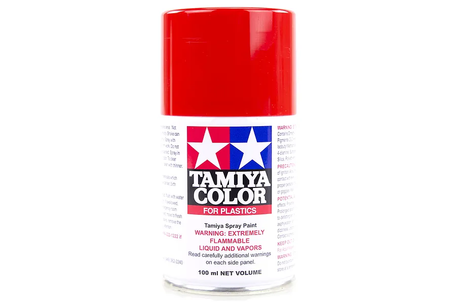 Tamiya TS-8 Italian Red Lacquer Spray Paint 100ml image 14069