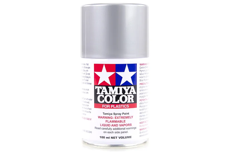 Tamiya TS-17 Gloss Aluminium Lacquer Spray Paint 100ml image 14078