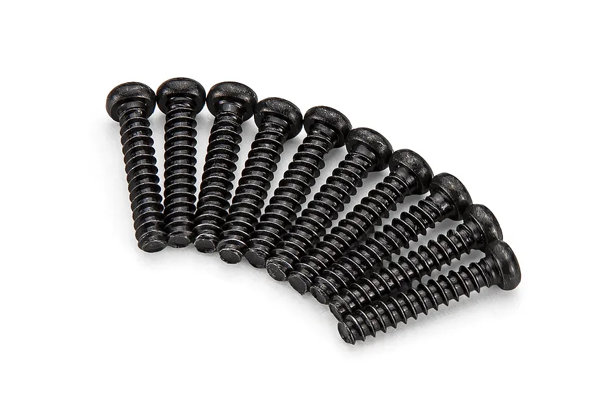 Atrek 2.3x12mm Coarse Thread Binder Head Screws 10Pcs image 140877