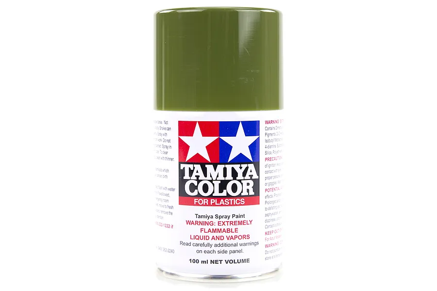 Tamiya TS-28 Olive Drab 2 Lacquer Spray Paint 100ml image 14089