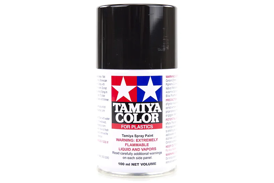 Tamiya TS-29 Semi-Gloss Black Lacquer Spray Paint 100ml image 14090