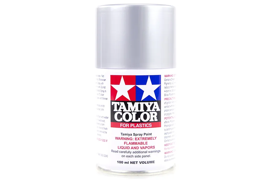 Tamiya TS-30 Silver Leaf Lacquer Spray Paint 100ml image 14091