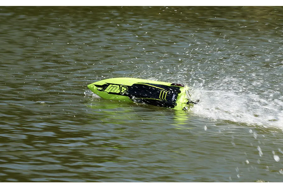 UDI Mosasaurus 22&amp;quot; RC Muscle Boat Brushless Deep-V RTR - Grey image 140901