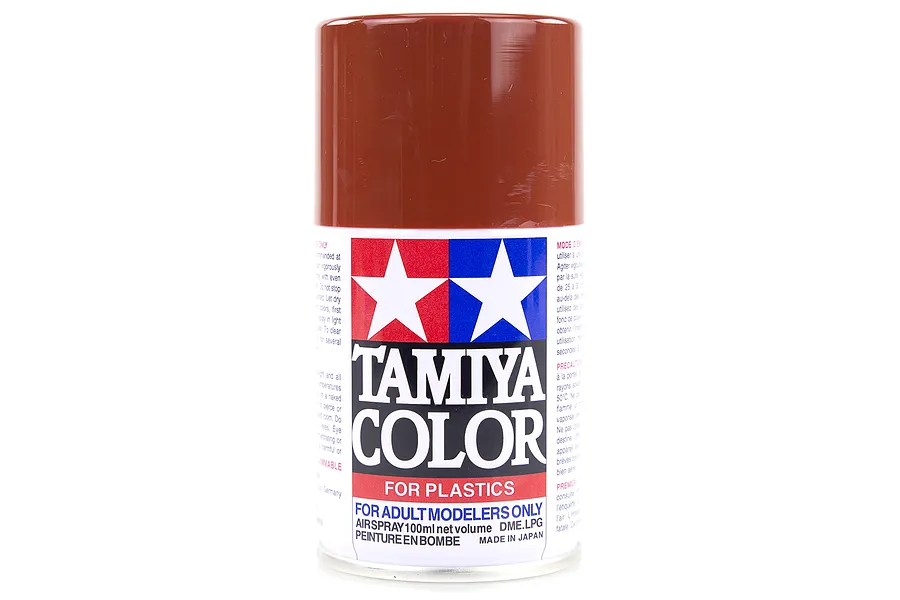 Tamiya TS-33 Dull Red Lacquer Spray Paint 100ml image 14094