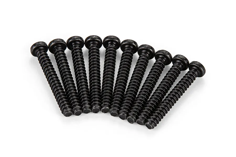 Atrek 2.6x20mm Coarse Thread Binder Head Screws 10Pcs image 140957