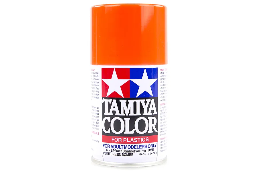 Tamiya TS-36 Fluorescent Red Lacquer Spray Paint 100ml image 14097