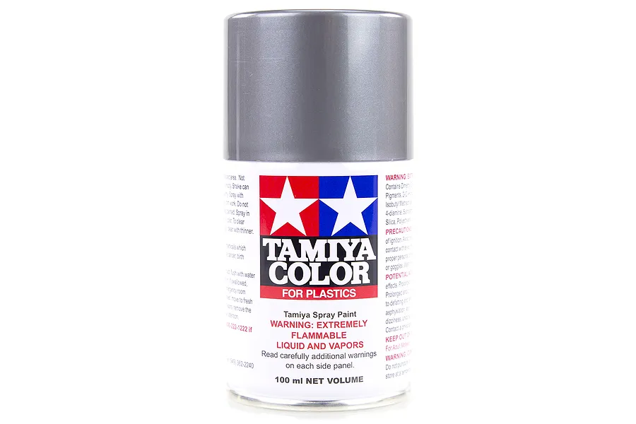 Tamiya TS-42 Light Gunmetal Lacquer Spray Paint 100ml image 14103